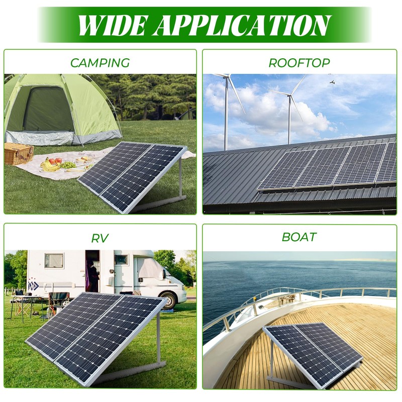 45in Solar Panel Mount Brackets, 1 Set 0 -90° Adjustable