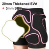 3D Protection Padded Shorts, Hip Butt Tailbone Crash Pad Pants,