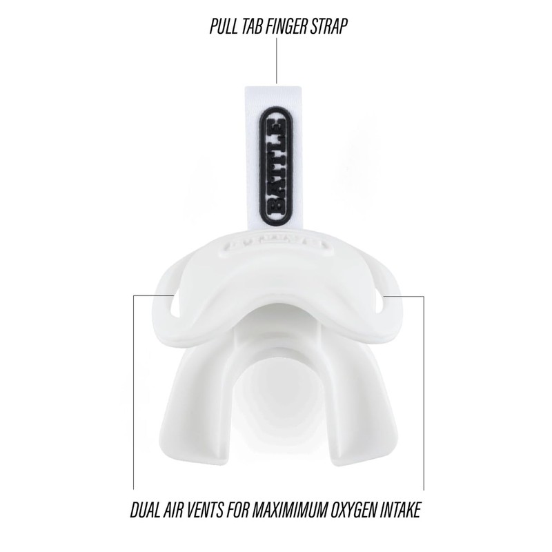 Battle Sports Speedtab F7 Football Mouthguard, No Boiling Required, Braces