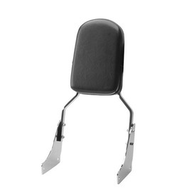 Yana Shiki SS17S Chrome Skull Design Sissy Bar/Backrest for Kawasaki Vulcan VN1500 Classic