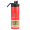 Aquapelli Vacuum Insulated Water Bottle, 18 ounces, Aurora Red