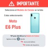 INSTACASE Funda Compatible con Moto E6 Plus Transparente, Protector Uso