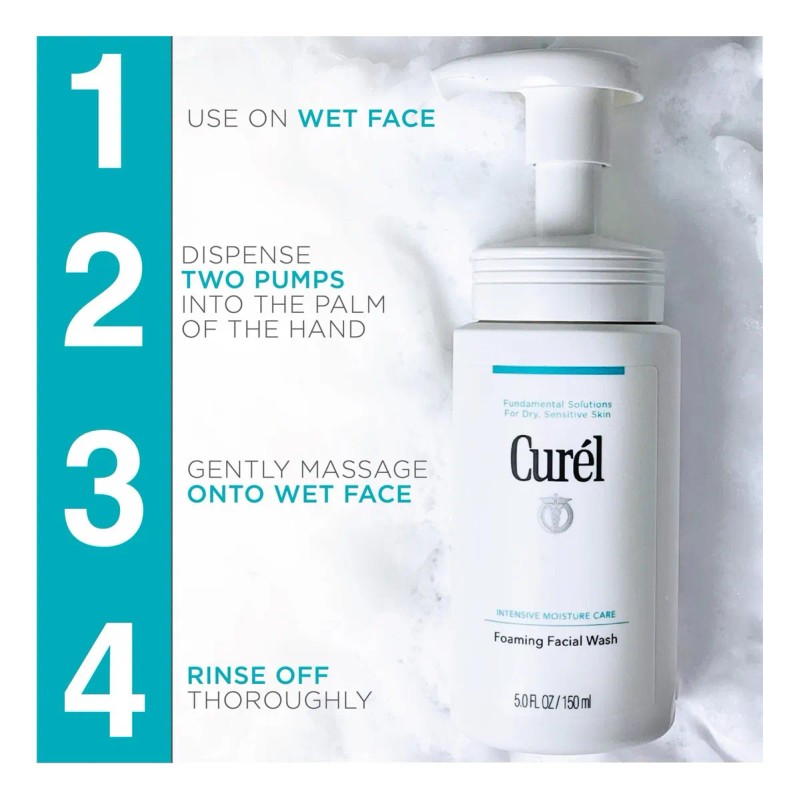 Curel Limpiador Facial Japonés Para Piel Sensible