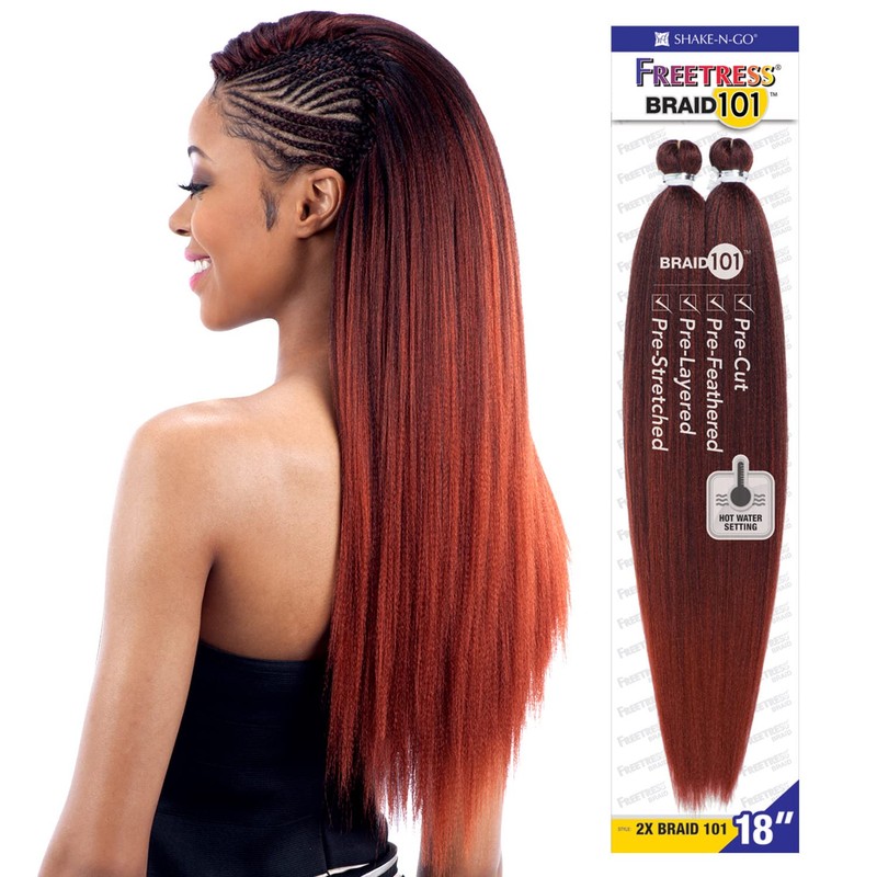 Freetress Braids 2X BRAID 101 18" (T27) - Synthetic Hair
