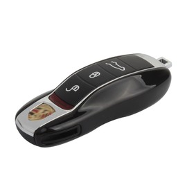 TOMALL Black Style Key Cover for Cayenne Panamera Macan 911 Key Replacement Case