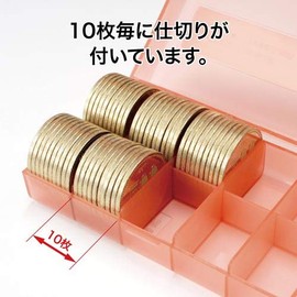 Open Industry Coin Case (Holds 100 Sheets) for 500 Yen Coins x 5