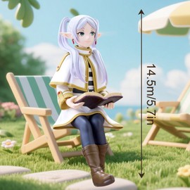 Kanfyyl Frieren Figure, Anime PVC Frieren Figure Statue Collectibles, Desktop Decoration Collectible Gifts