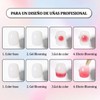 CHERIMOYA Nail Blooming Gel,2 Pzs 15ml Clear UV LED