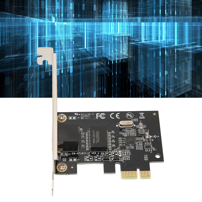 Gigabit Ethernet Card 10Mbps 100Mbps 1000Mbps Adaptive PCI E Wired