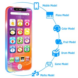 Toys for 1 Year old Boys,Kids Phone,Toddler Toys for 12-18 Months,Fake Phone for Toddler Age 1-2,12-18 Months Boys Girls Birthday Present