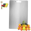 2026 New Stainless Steel Double Sided Chopping Board, Large Double-Sided