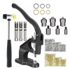 Grommet Machine Eyelet Hand Press Punch Tool 3 Dies 3000