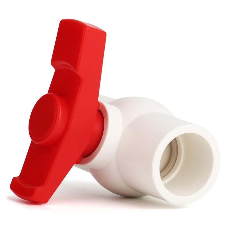 ERGAOBOY Pack of 5 32 mm PVC White Shut-off Ball