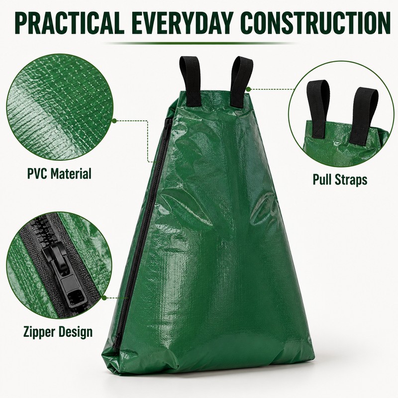 20-Gallon Tree Watering Bag for Slow-Release Irrigation – Reusable PVC