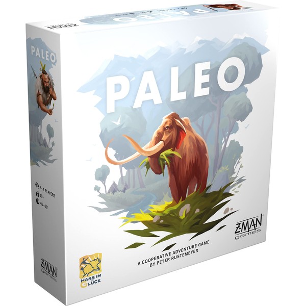 Paleo Board Game | Strategy Game | Stone Age Exploration Game | Cooperative Adventure Game for Adults and Kids | Ages 10+ | 2-4 Players | Average Playtime 45-60 Minutes | Made by Z-Man Games