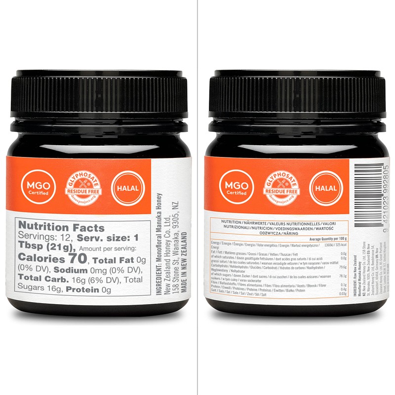 New Zealand Honey Co. Raw Manuka Honey UMF 10+ |