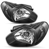 SOCKIR Headlight Assembly Fit for 2007-2011 Hyundai Accent, Rainproof Dustproof