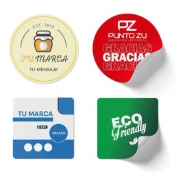 Etiquetas Personalizadas Con Tu Logo Marca
