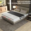 NICENEEDED 393 Inch Long Twin Bed Connector, 0.98" Wide Mattress