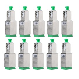 fyboptwu - 10pcs 3dB SC-APC Fiber Optic Attenuator Fiber Signal Attenuation Converter SC-APC Male to SC-APC Female Inserts Adapters Connector