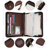 Wason Portfolio A5 Binder Journal with Zipper - Leather pu
