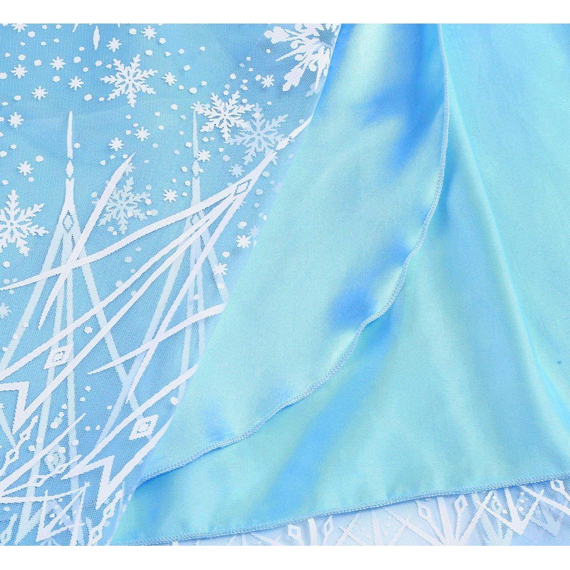 PURFEEL Girls Princess Cape Kids Snowflake Hooded Cloak Play Costume