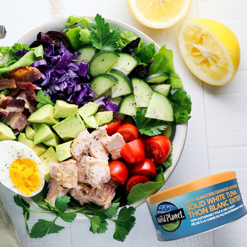 Wild Planet Wild Albacore Tuna, Canned Tuna, Sustainably Pole &