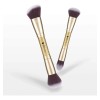 Brochas Duare Duo End Para Maquillaje En Polvo, Pulidor Y
