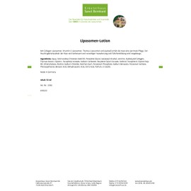 Liposomal Lotion with Vitamin E, Thymusd Erivat Collagen 50 ml