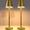 Timjorman LED CordlessTable Lamp,4000mAh Rechargeable Battery Desk lamp,3 Level Brightness