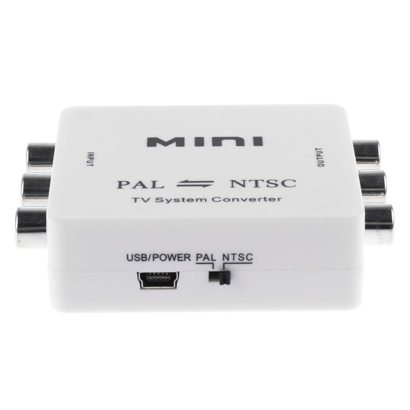 PAL/NTSC/SECAM/NTSC Mini TV System Switch Converter