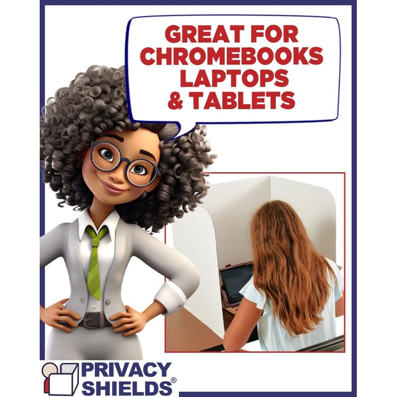 X-tra Large & Sturdy Premium™ Testing Privacy Shields - 13"