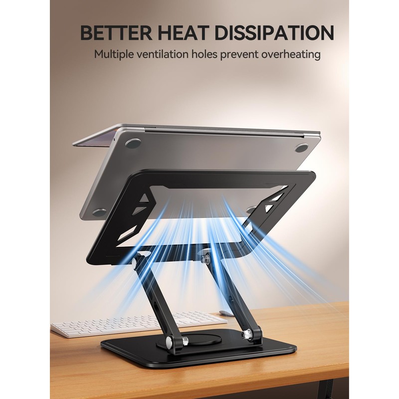 tounee Laptop Stand for Desk, Adjustable Computer Stand Holder with