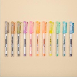 Artbox/Hosa Stationery Monami Essenti Soft Highlighter Pastel Colors (Select 1 of 12 colors) / 아트박스호사문구 모나미 에센티 소프트 형광펜 파스텔컬러 (12색 택1)