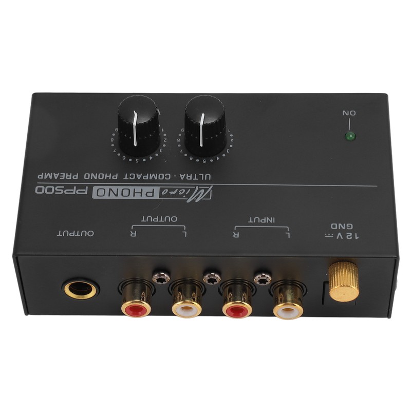 Phono Turntable Preamp Ultra Low Noise Independent Volume Control Phonograph