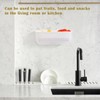ZJIVQO Sinks Basket Kitchen Colanders Bowl Set Strainer Bowl 2-in-1