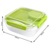 Rotho Memory B3 Lunch Box 1.7 L with Cutlery and