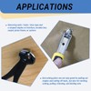 Didamx 4Pcs Upholstery Staple Nail Remover Tack Puller Tools Set,