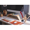 2 Pack USA Thin Red Line Flag Firefighter Deluxe Desk