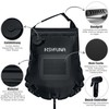 HSYFUNA Camping Shower, 5 Gallons/20 L with Temperature Display, Solar
