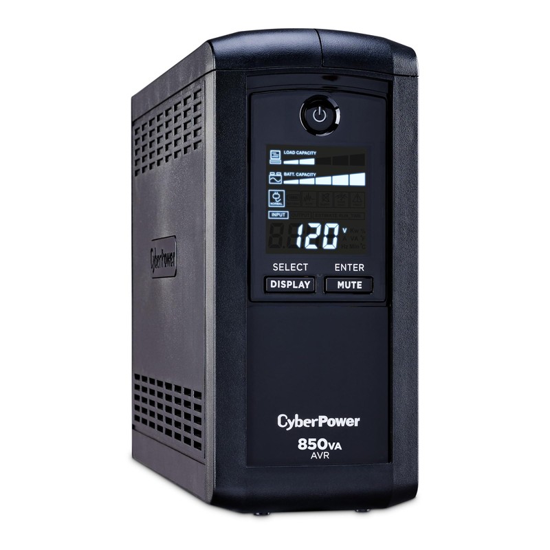 CyberPower CP850AVRLCD Intelligent LCD UPS Battery Backup and Surge Protector,