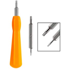 Doorbell Screws Replacement, Double Sided Doorbell Screwdriver T6 T15 Torx Screwdriver Bit Set Fit Doorbell and Pro Doorbell Safety Screw Only (Orange)
