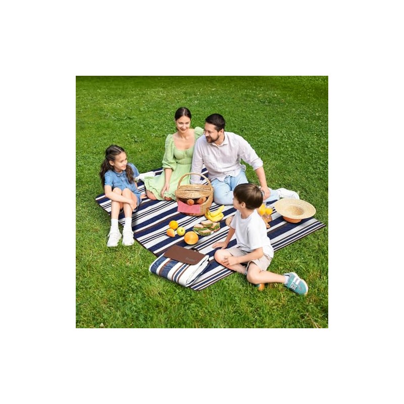 Scuddles - Manta de Picnic de Doble Capa para Exteriores,