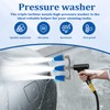 Wshxjzyay Triple 3 Turbo Nozzle Pressure Washer Tips, Twin/Triple Turbo