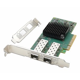 10/25GbE PCIE x8/x16 Ethernet Adapter Dual SFP28 Port with Mellanox ConnectX4 Lx MCX4121A-ACAT Chipset, 25gigabit Network Server Card Support Windows/Linux/VMare/OFED