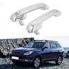 2pcs Car Exterior Door Handle Assembly Sliver 826513J010 Replacement for