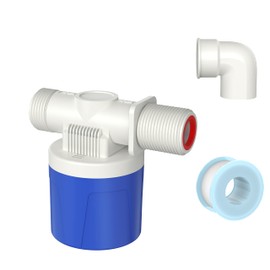 Automatic Water Level Control Valve Inside Type,Inner Top Float Uesd for Tank, Solar Energy, Auto Pot, Aquarium Valve, Tank Traditional Upgrade（3/4"side）