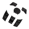 6pcs Multimedia Control Button Multifunction Piano Black Plug and Play