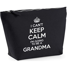 Hippowarehouse I Can't Keep Calm I'm Going to be a Grandma printed make up cosmetic wash bag 18x19x9cm