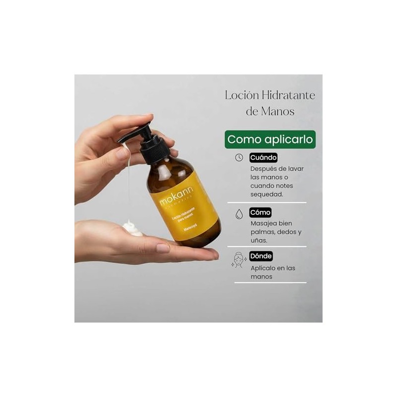 Mokkan Locion Hidratante para Manos Maracuya con Aceites Naturales 100ml